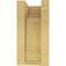 Ekena Millwork 6"W x 6"D x 12"H Wide Warren Rough Cedar Woodgrain TimberThane Corbel, Primed Tan CORUR06X06X12WARRCPR - alternate 6